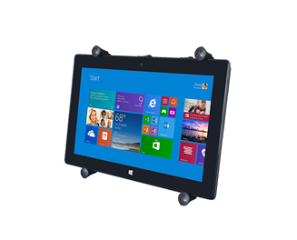 RAM Tablet 10" holder x-grip universal med tablet set forfra