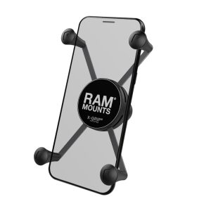 RAM Mobil holder x-grip universal 5" illustration med gennemsigtig mobil